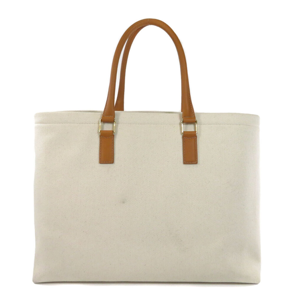 Celine leather canvas motif bag tote